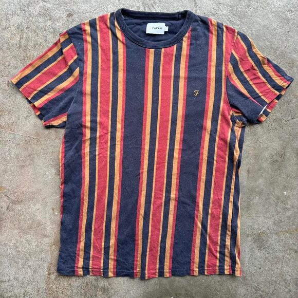 Farah Multi Colored Striped T-Shirt - Picture 1 of 6